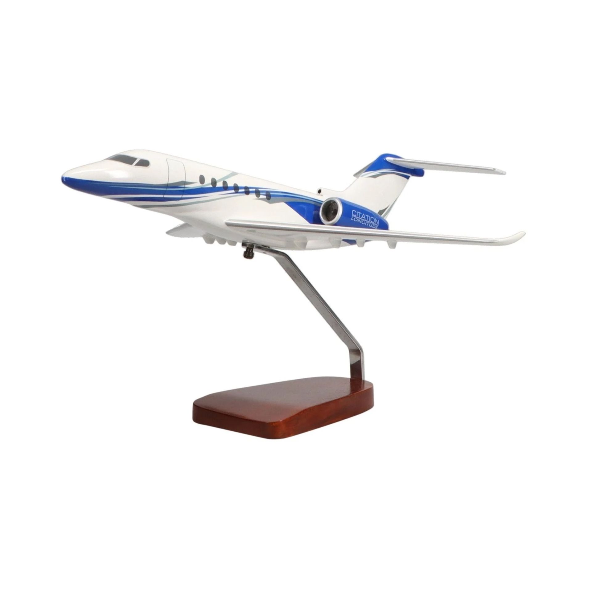 Cessna Citation Longitude Wooden Scale Model Desk Display - Image 2 of 4