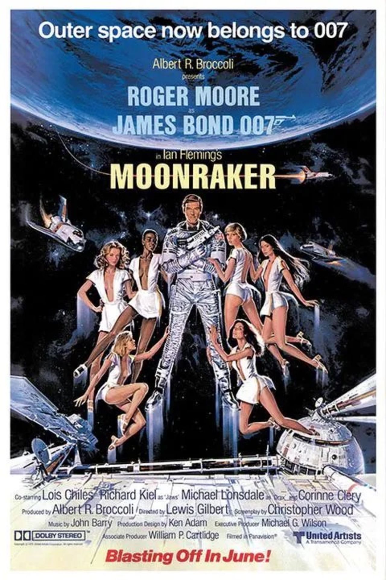 James Bond "Moonraker, 1979" Poster
