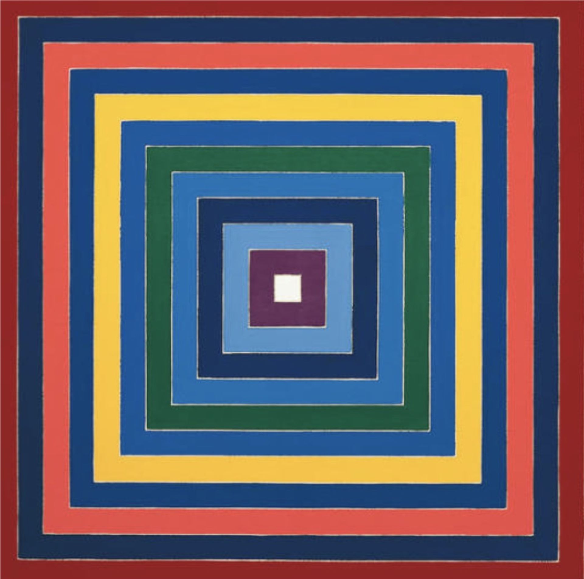 Frank Stella "Double Concentric, Scamble, 1971" Print - Image 2 of 3