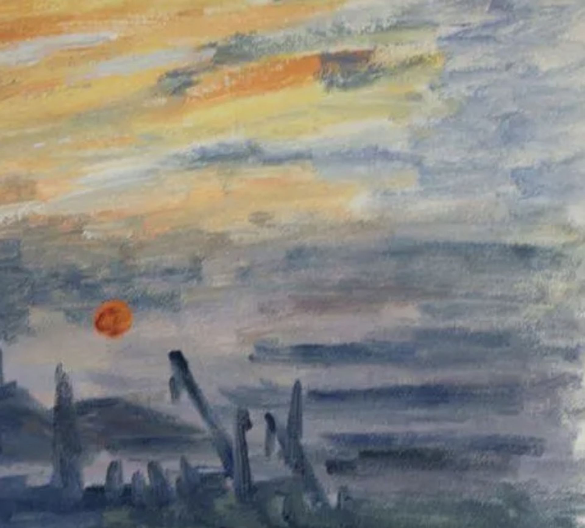 Claude Monet "Sunrise" Oil Painting - Image 3 of 4