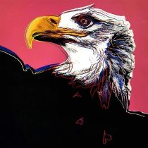 Andy Warhol "Bald Eagle" FSIIB 296, Trial Proof, 1983 Silkscreen