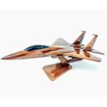 F15 Eagle Wooden Scale Desk Display