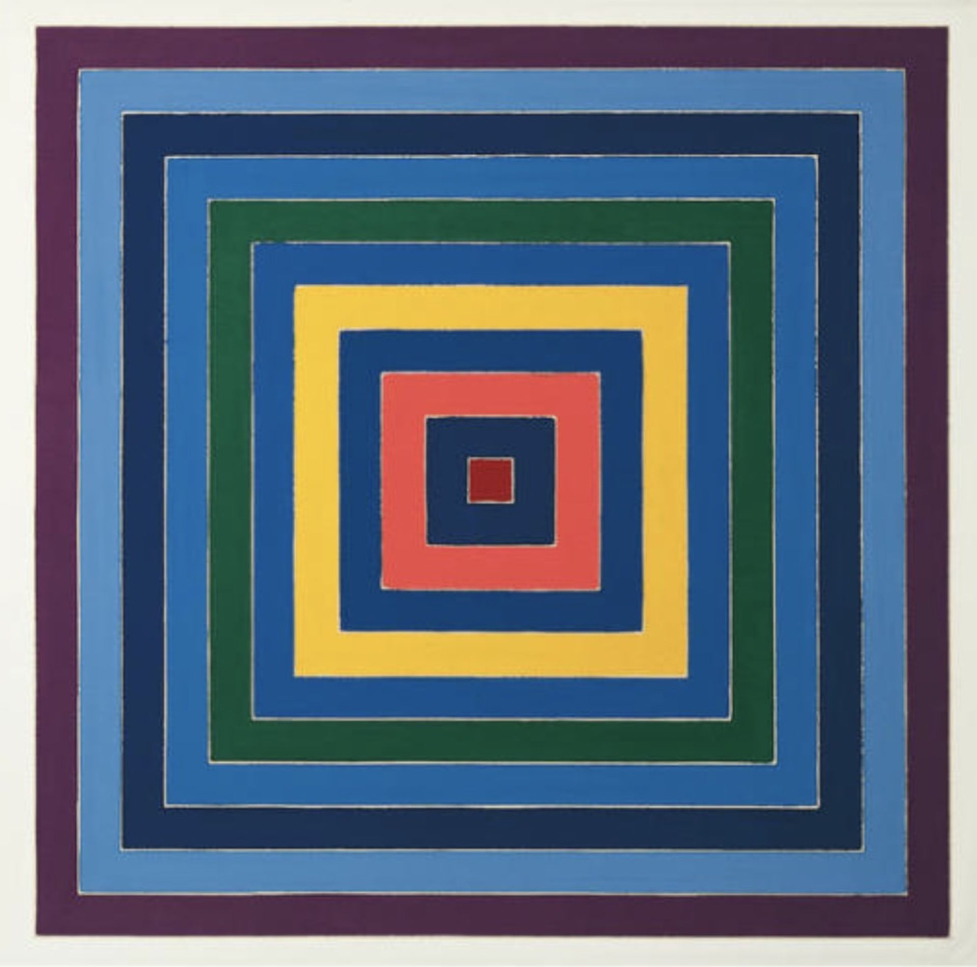 Frank Stella "Double Concentric, Scamble, 1971" Print - Image 3 of 3