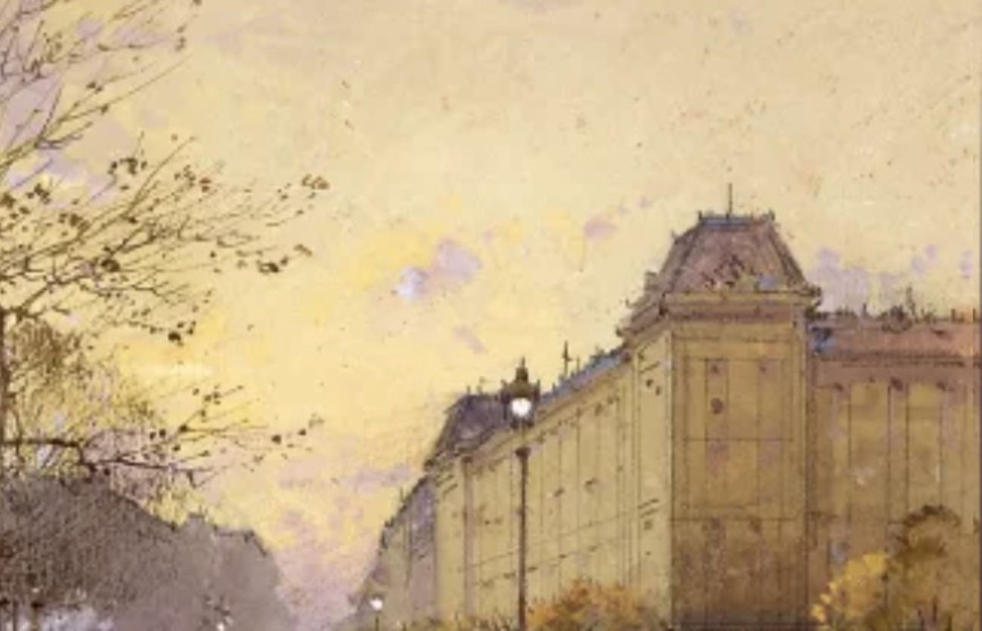 Eugene Galien Laloue "Place de la Republique" Oil Painting - Bild 3 aus 5