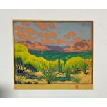 Gustave Baumann " Palo Verde " Print