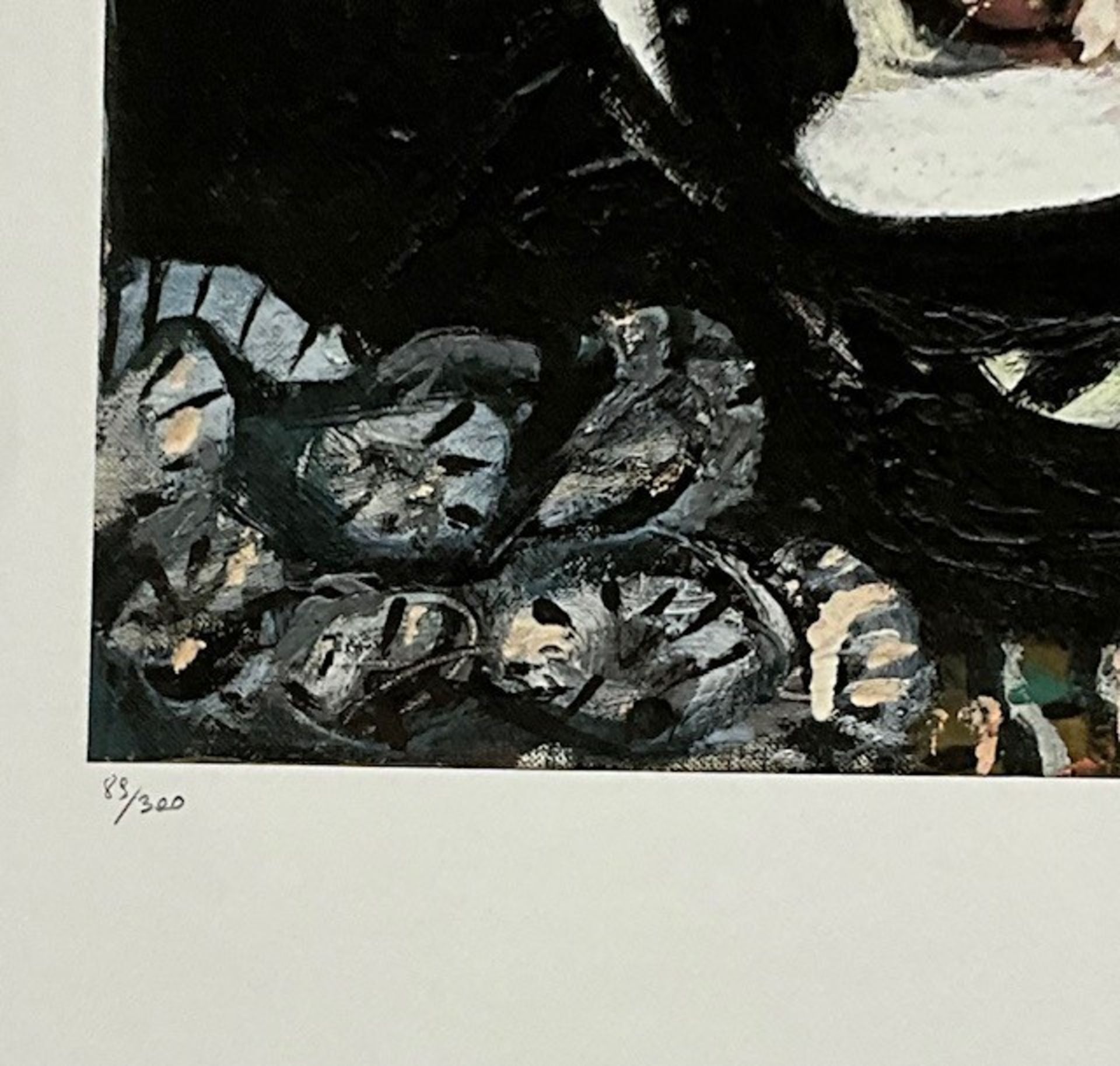 After Jackson Pollock Stamped Hand Numbered Lithograph Print - Image 5 of 8