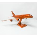 Airbus A380 Wooden Scale Desk Display