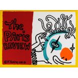 Keith Haring "Paris Review, 1988" Silkscreen