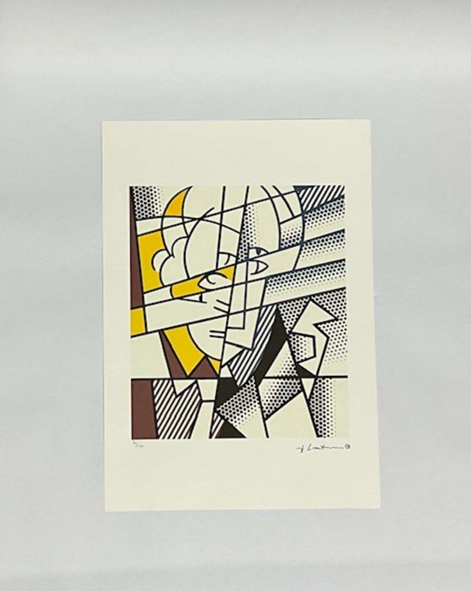 Roy Lichtenstein Pop Art Lithograph Print - Bild 2 aus 6