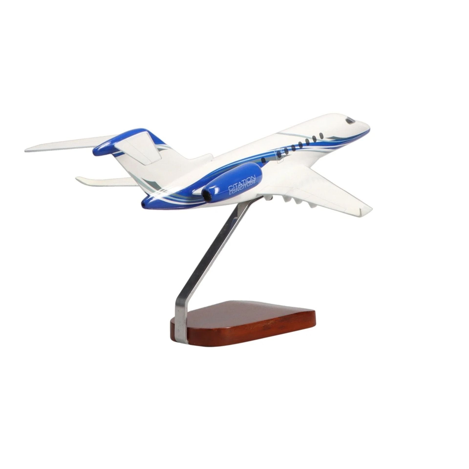 Cessna Citation Longitude Wooden Scale Model Desk Display - Image 4 of 4