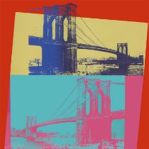 Andy Warhol "Brooklyn Bridge, 1983" Silkscreen