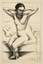 Diego Rivera "Frida Kahlo, Nude, Seated, 1930" Print