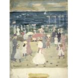 Maurice Brazil Prendergast "Sunday on the Beach, 1896" Offset Lithograph