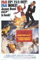 James Bond "On Her Majestys Secret Service, 1969" Movie Poster