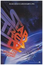 Star Trek IV "The Voyage Home, 1986" Movie Poster