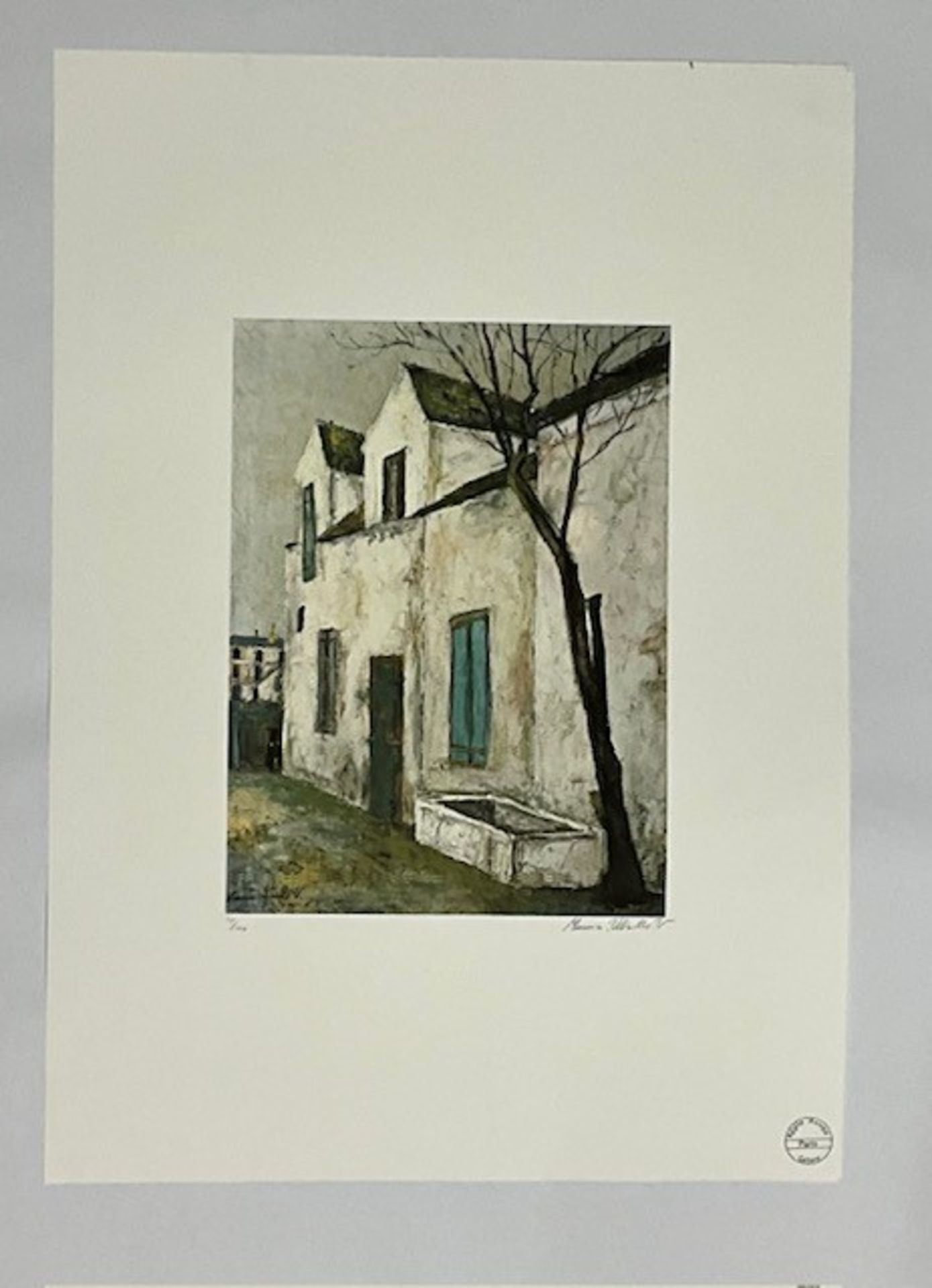 Maurice Utrillo Pencil Signed/ Numbered Lithograph Print