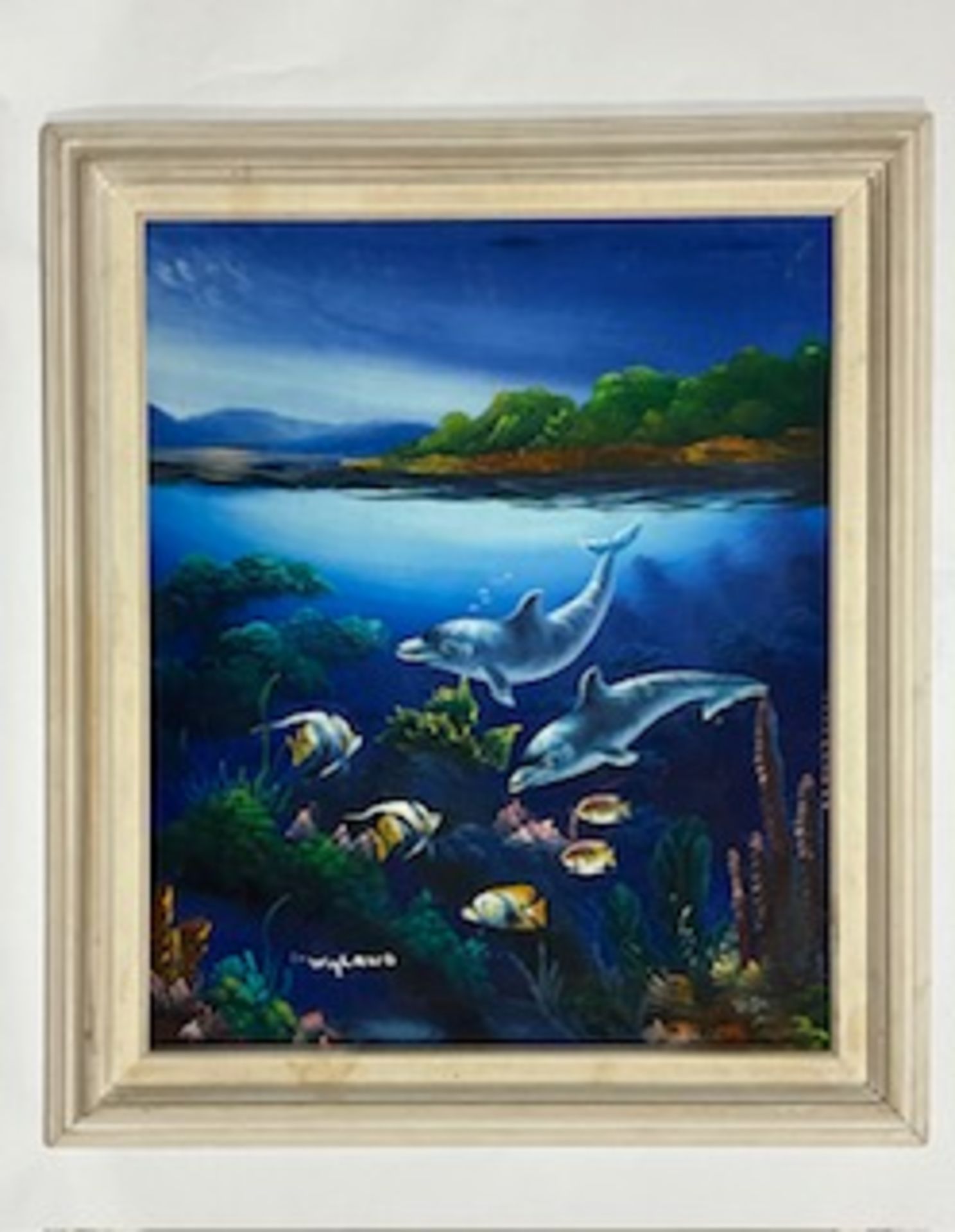 Robert Wyland Original Oil on Canvas - Image 3 of 19