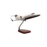 Learjet 60 Wooden Scale Desk Display Model