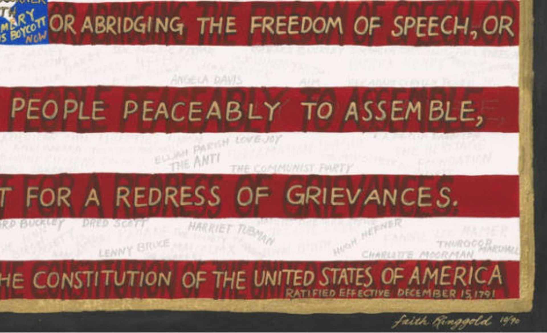 Faith Ringgold "Freedom of Speech" Print - Bild 2 aus 5