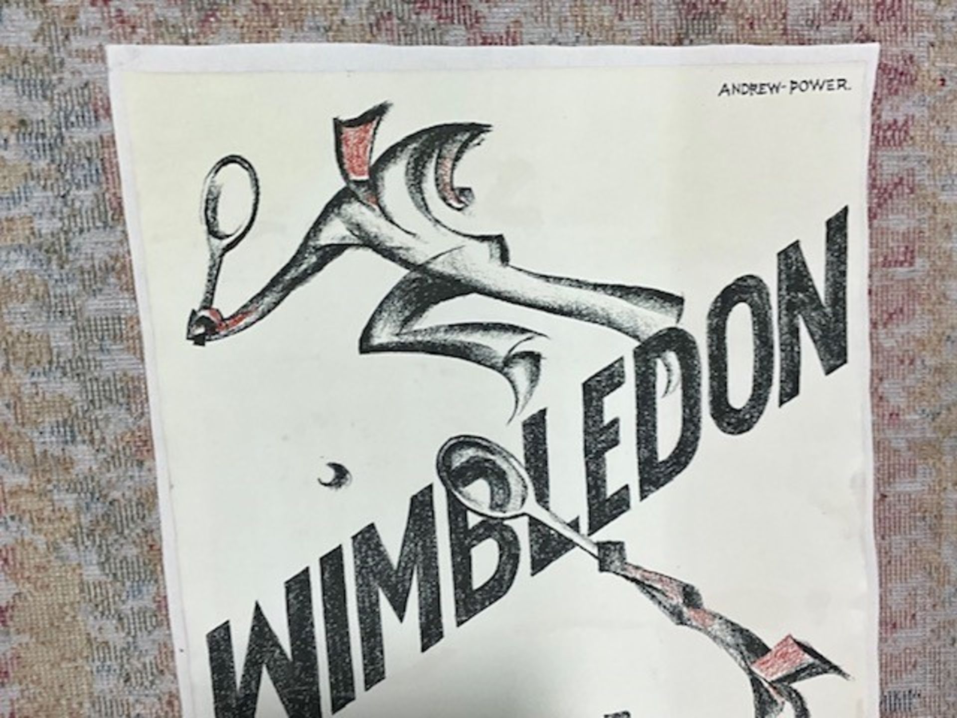 Wimbledon Tennis Poster - Image 6 of 7