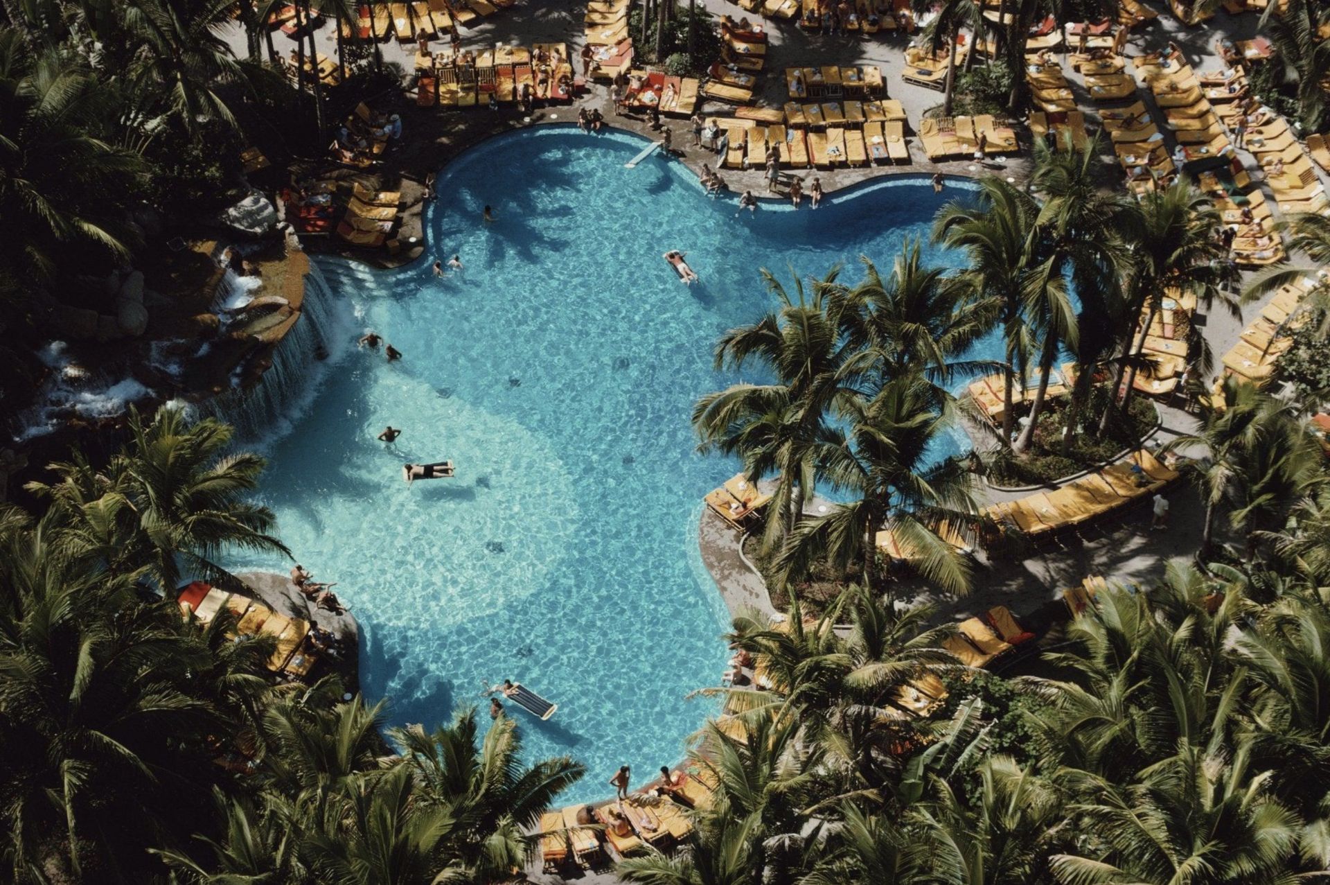 Slim Aarons "Princess Hotel, Swimming Pool, Acapulco, Mexico, 1975" C Print