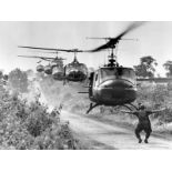 Vietnam War, Huey's Landing, Print

