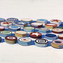 Wayne Thiebaud "Yo Yos, 1963" Offset Lithograph