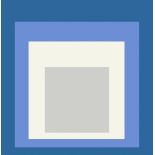 Josef Albers, Homage to the Square, "Blue", Print 