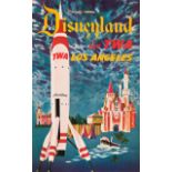 Disneyland "FLY TWA, LOS ANGELES, 1950's" Poster (After)
