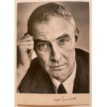 Alfred Eisenstaedt Signed "Robert Oppenheimer, Princeton, 1954" Print