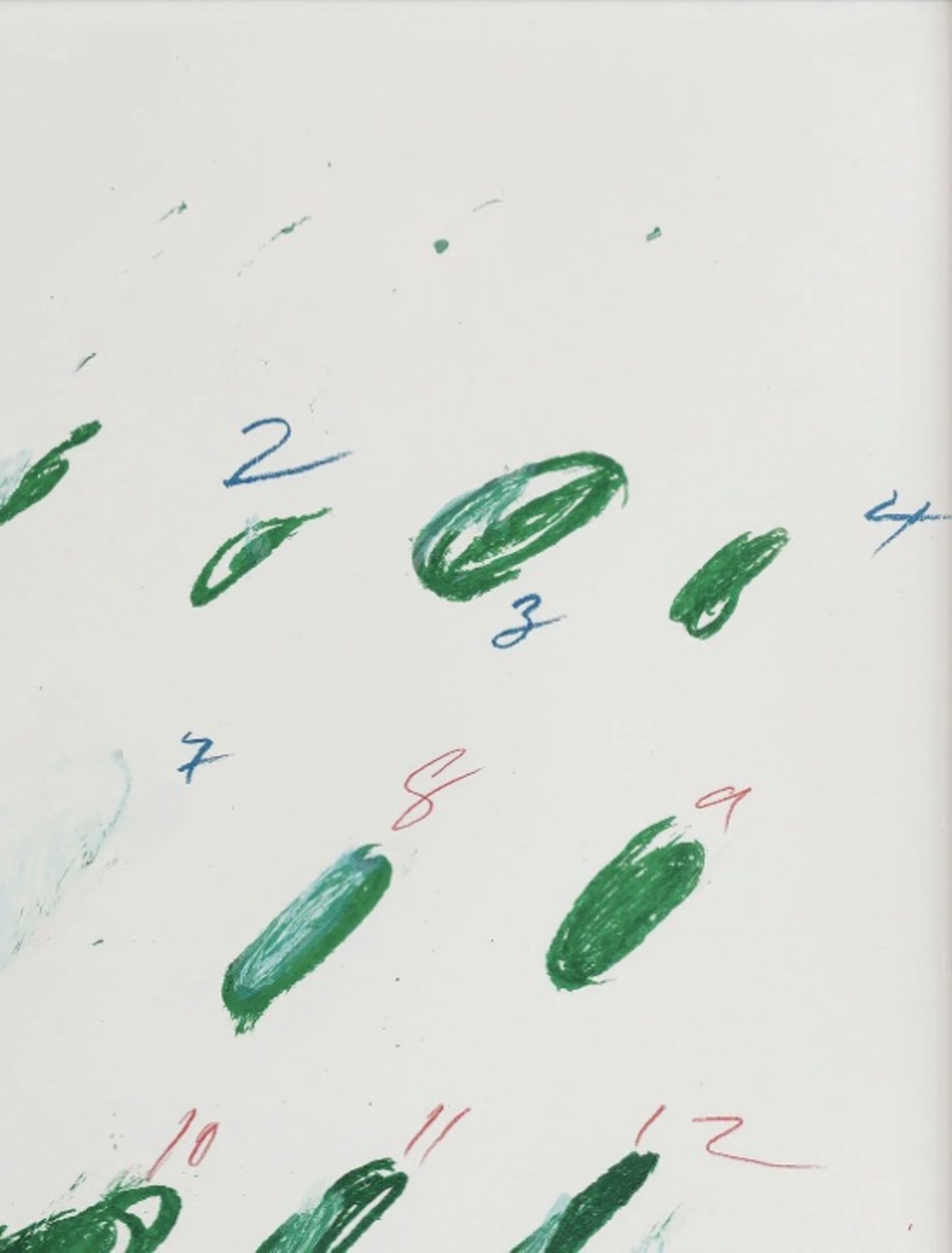 Cy Twombly "Untitled" Offset Lithograph - Bild 4 aus 5