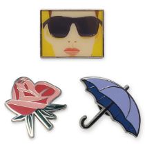 Set of 6 Alex Katz Pins