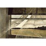 Andrew Wyeth "Wind from the Sea, 1947" Offset Lithograph