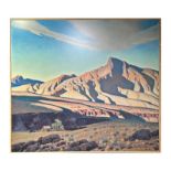 Manyard Dixon "Home of the Desert Rat, 1945" Art Block Print