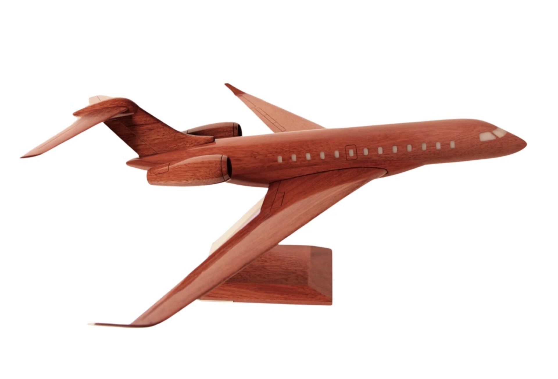 Bombardier Global 8500 Wooden Scale Display Model - Bild 5 aus 7