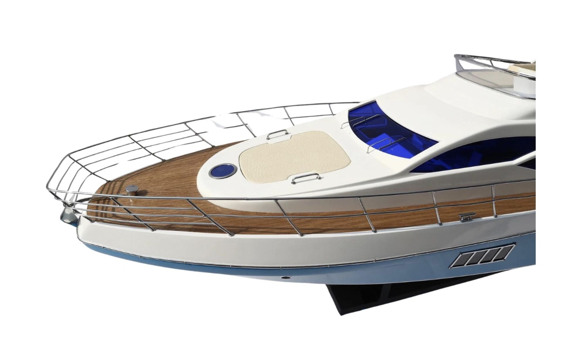 Azimut Yacht Wooden Scale Desk Display Model - Image 9 of 10