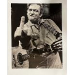 Johnny Cash "Middle Finger" Poster