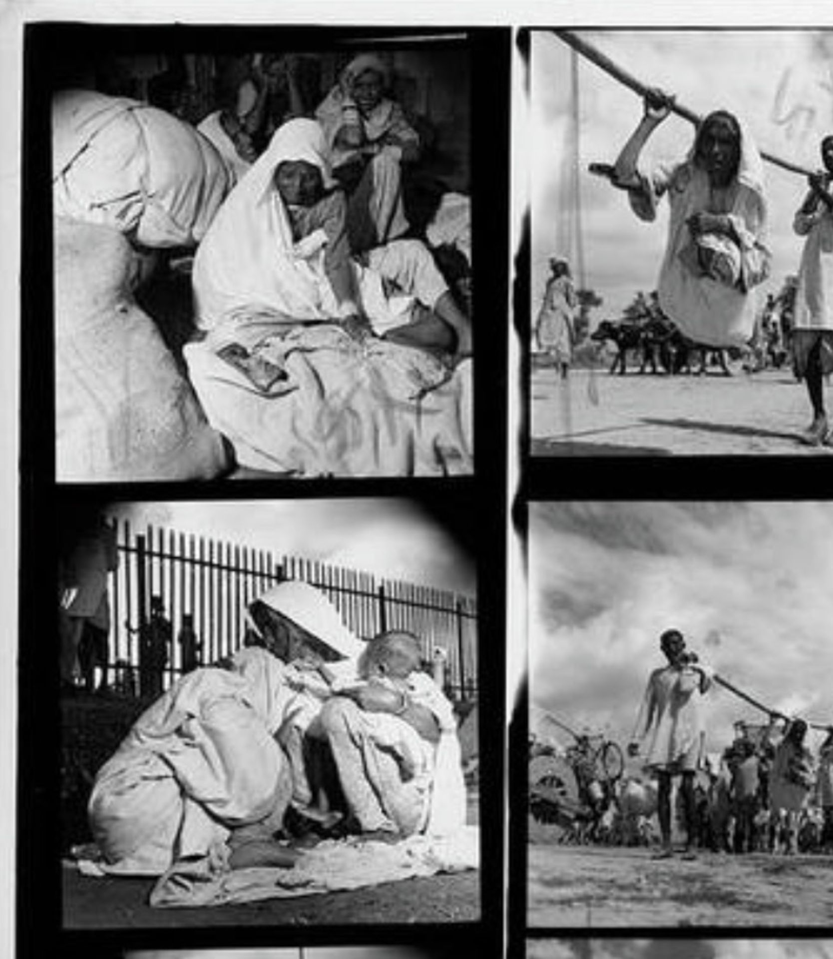 Margaret Bourke White "India Migration during Hindu-Muslim Conflict" Contact Sheet - Image 4 of 5