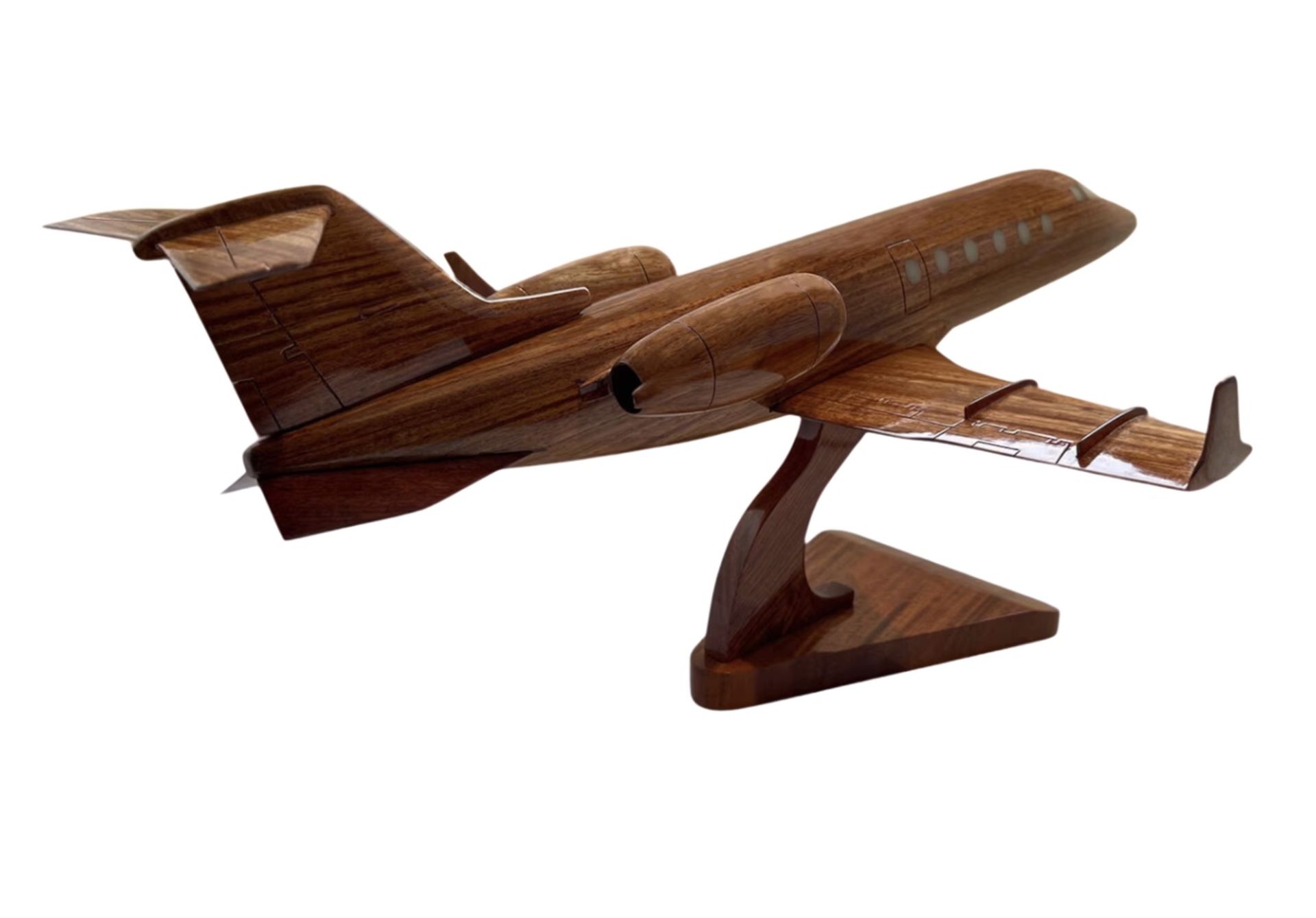 Lear Jet 60 Wooden Scale Desk Model - Image 7 of 9