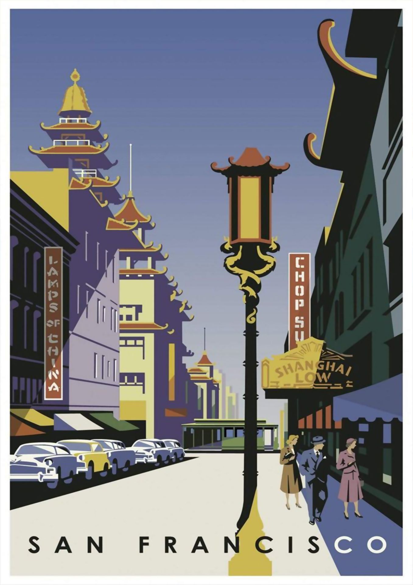 San Francisco, California Travel Poster