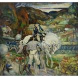 N.C. Wyeth "In a Dream I Meet General Washington" Offset Lithograph