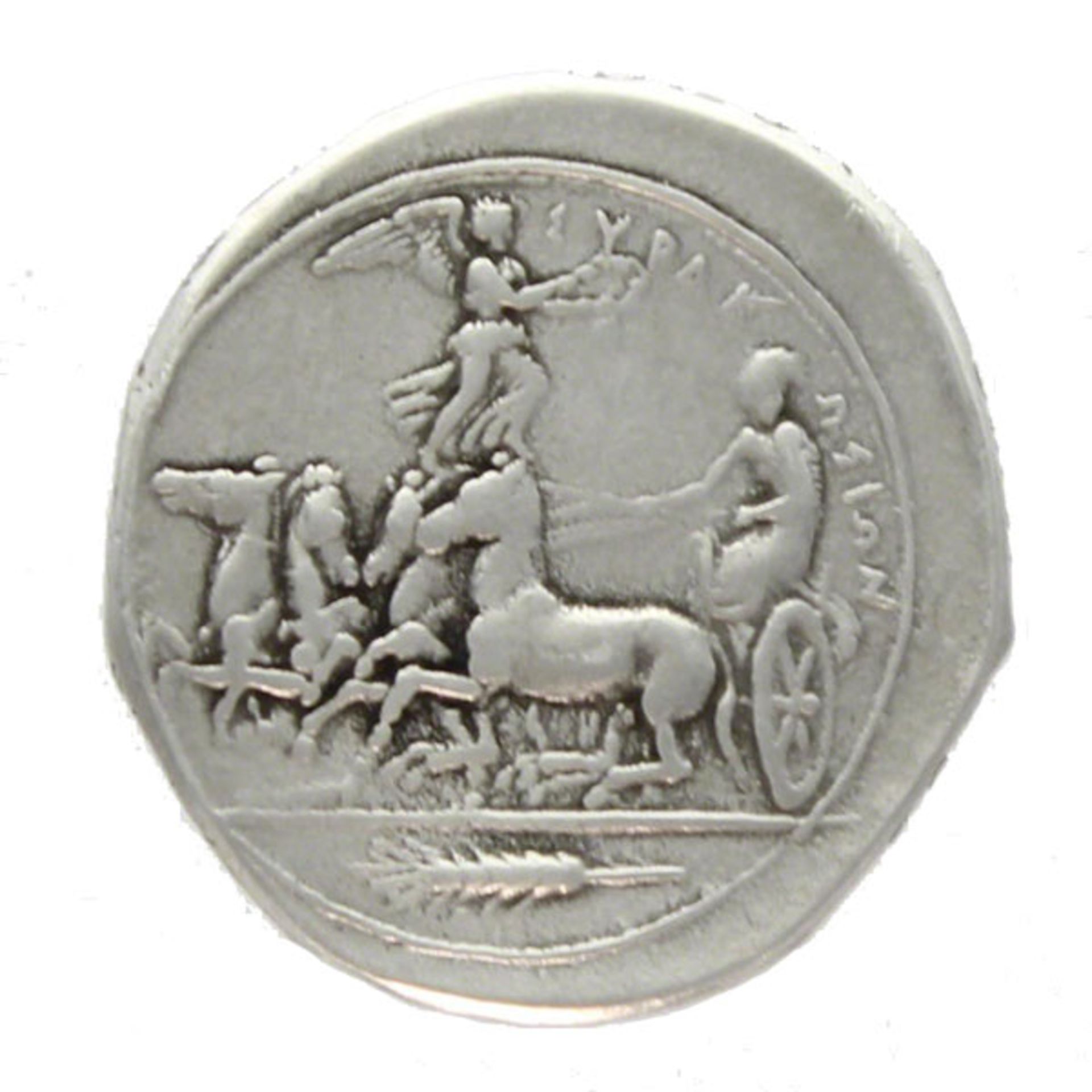 Kimon "Arethusa Facing Head" Tetradrachm, Sicily, 412 BC Coin - Bild 2 aus 2