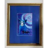 Blue Dog Signed Print