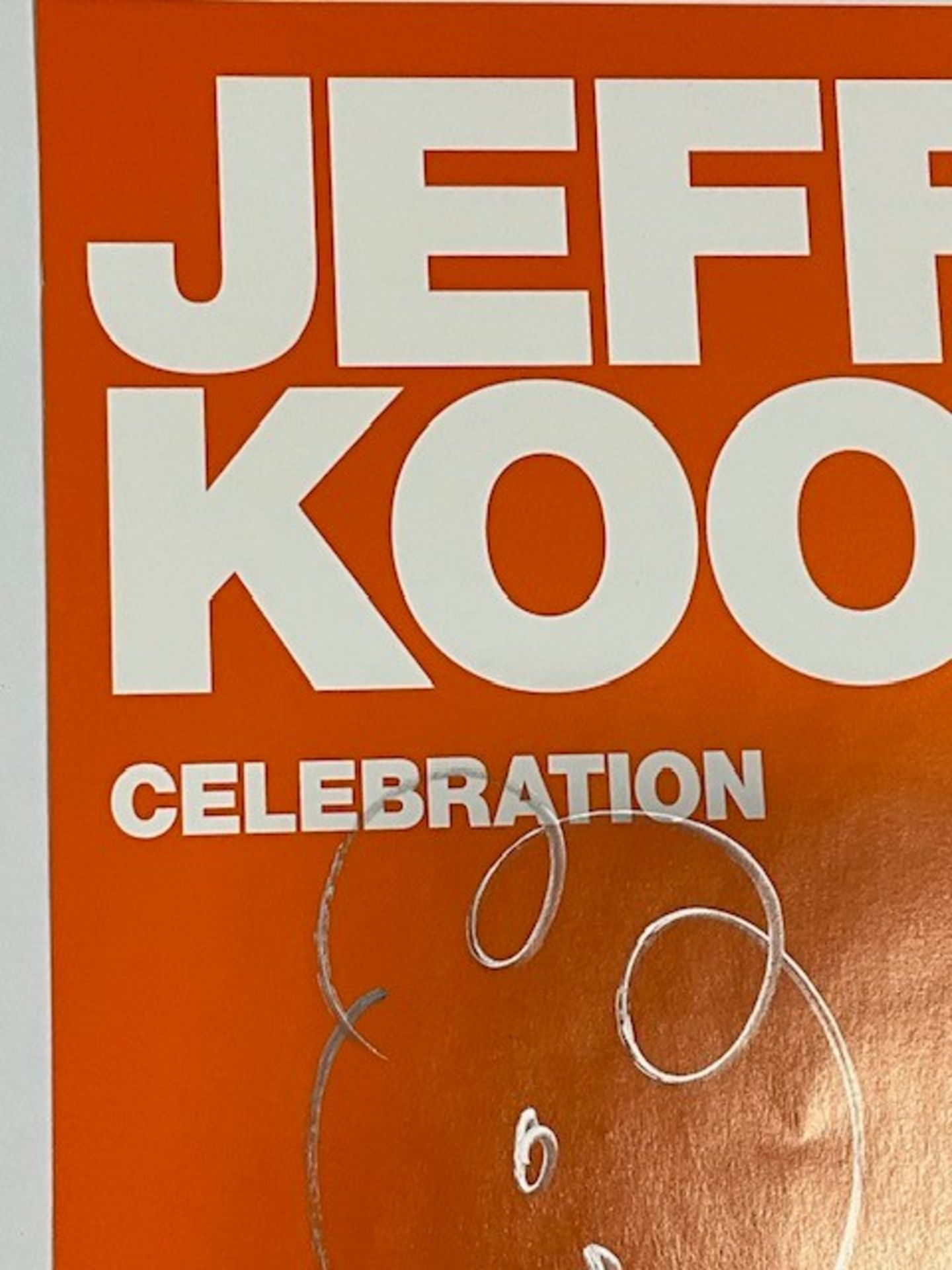 Jeff Koons " Flowers" Marker on Paper - Image 4 of 5