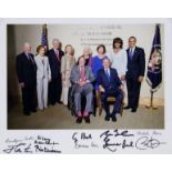 FIVE PRESIDENTS AND FIRST LADIES PHOTOGRAPH