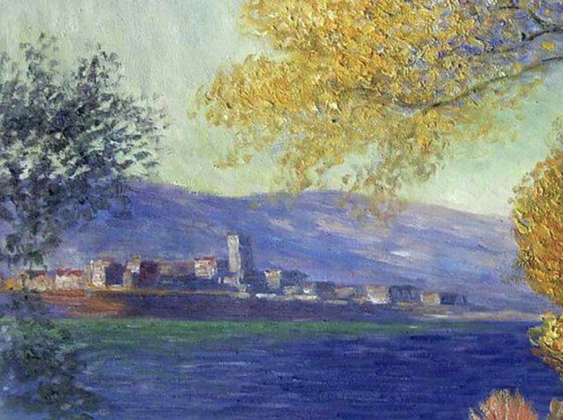 Claude Monet "Antibes, View of Salis, 1888" Oil Painting - Bild 5 aus 5