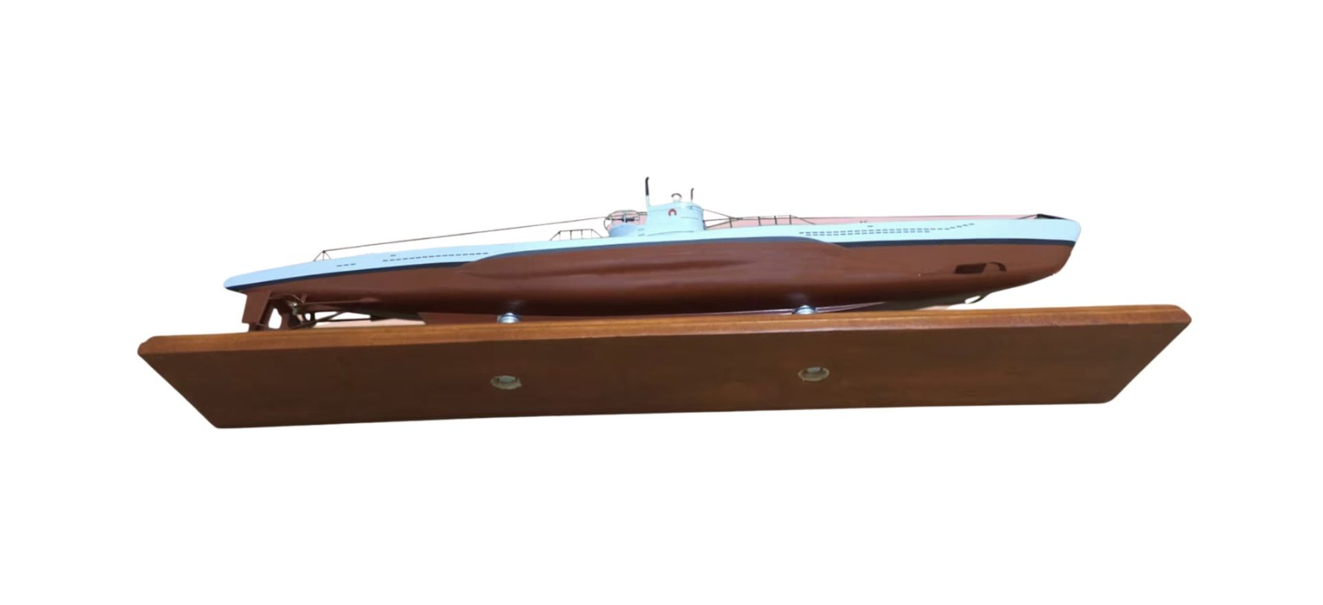 German U Boat Wooden Scale Model Display - Bild 7 aus 7