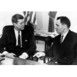 John F. Kennedy "Office Meeting" Photo Print