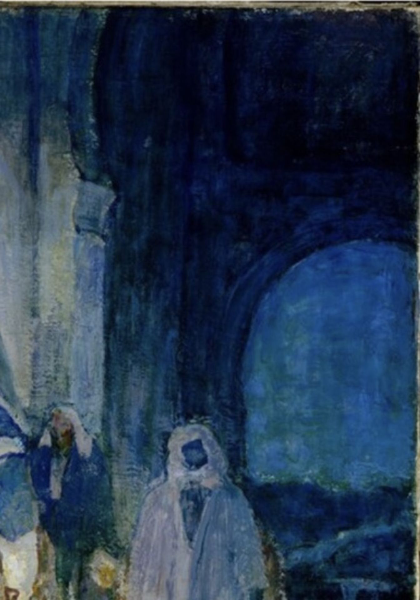 Henry Ossawa Tanner "Flight into Egypt, 1923" Offset Lithograph - Image 4 of 5