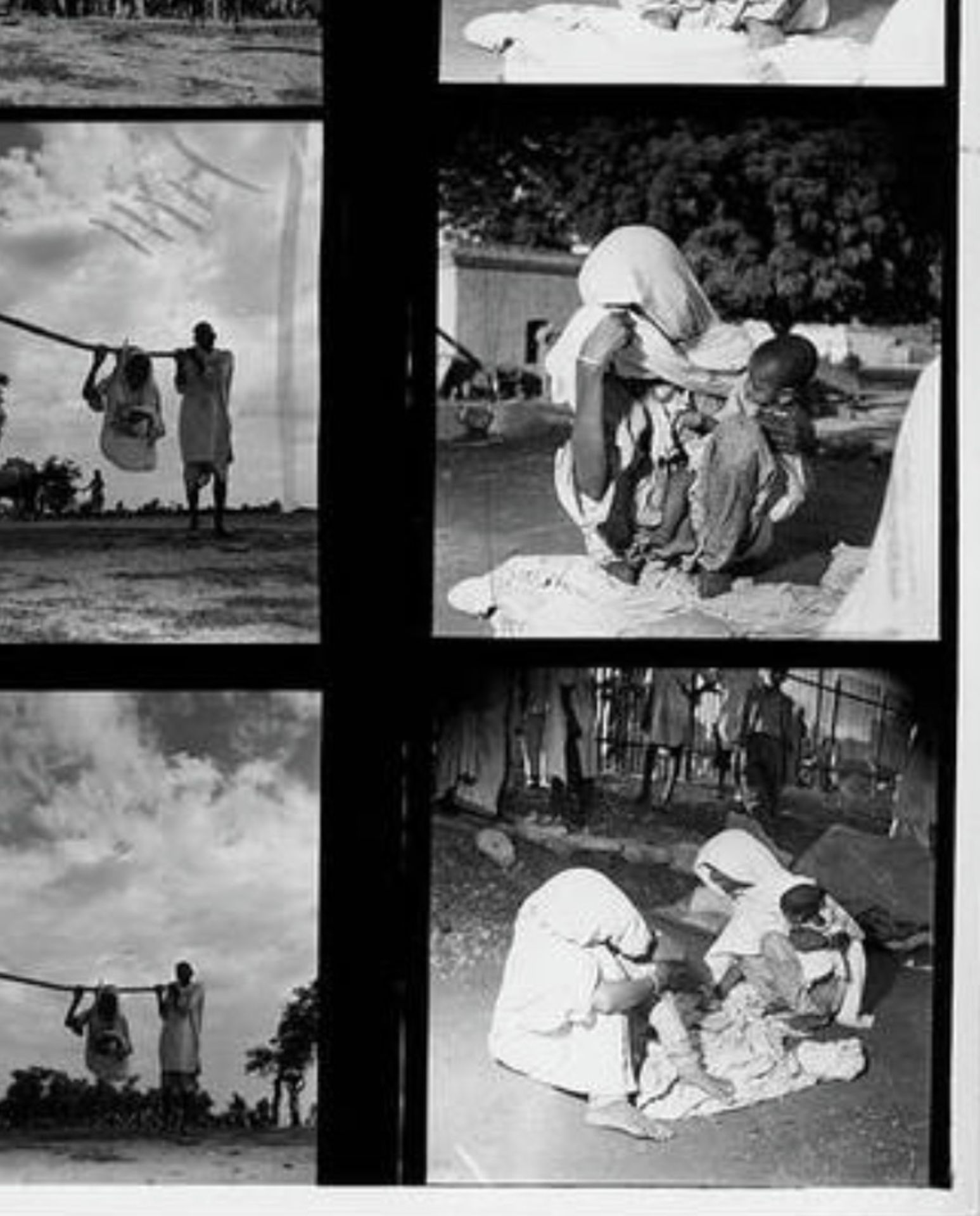 Margaret Bourke White "India Migration during Hindu-Muslim Conflict" Contact Sheet - Image 2 of 5